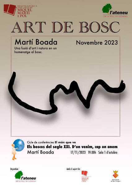Cartell exposició Art de Bosc