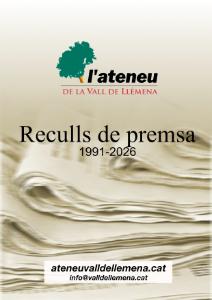 Recull de premsa