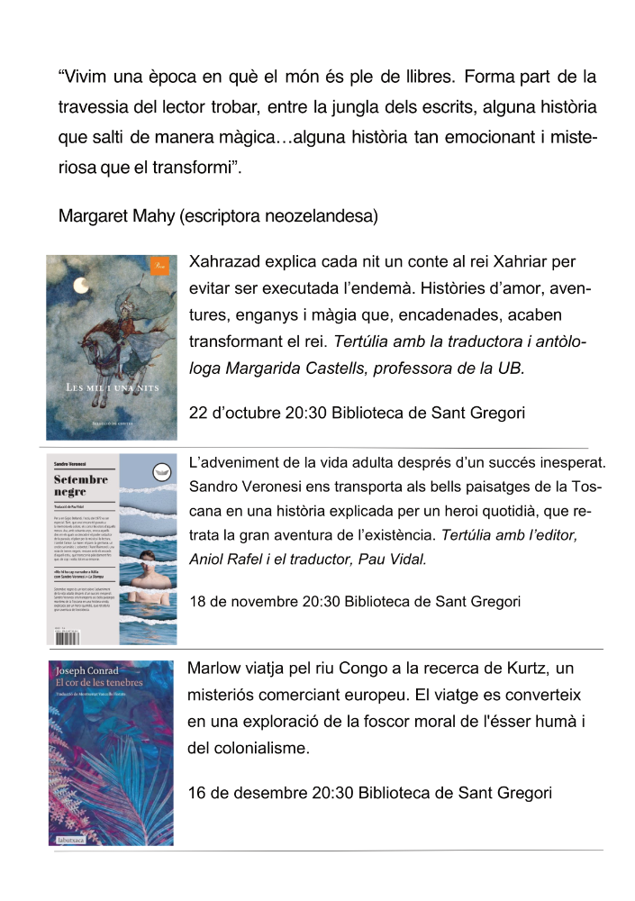 Club de Lectura 2026/27
